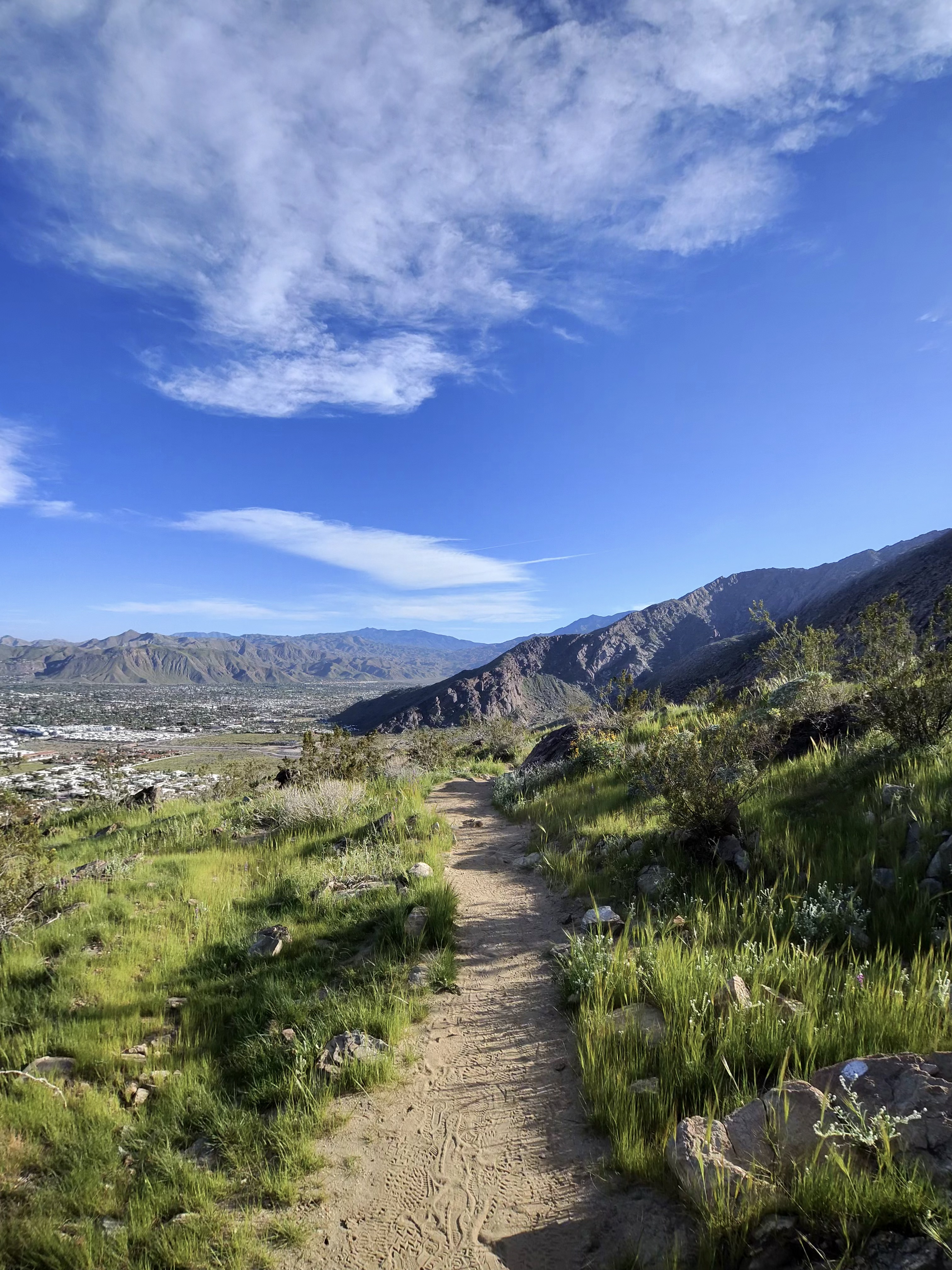 Hiking in the desert